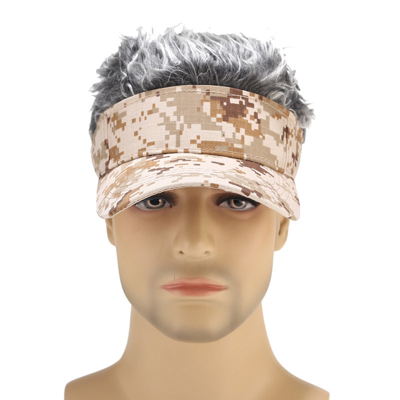 Wholesale Camo Wig Cotton Baseball Cap